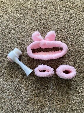 Pink Skincare Tools Set